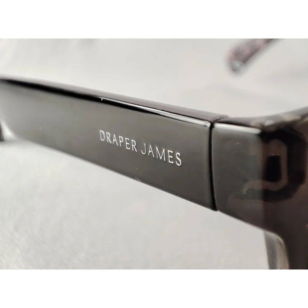 Draper James DJ7043 037 Smoke Gradient Sunglasses Floral Temples 55-19-145 NWT